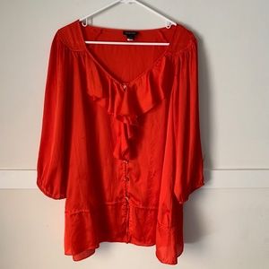 SPENSE FEMALE SILK LONG SLEEVE BOTTON DOWN TOP